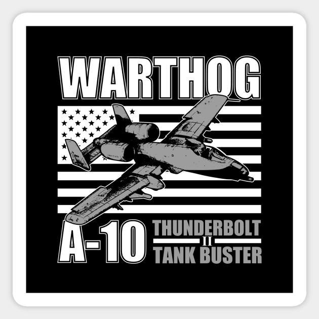 A-10 Warthog Sticker by Firemission45